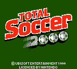 Total Soccer 2000 (Europe) (En,Fr,De,Es,It,Nl) Title Screen